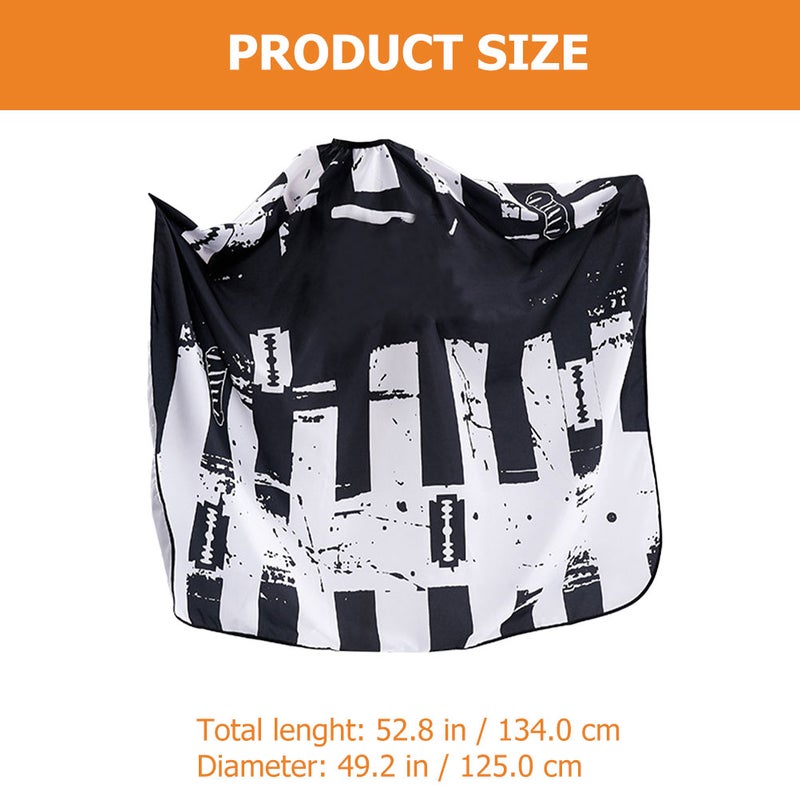 Hair Cutting Cape Printed Hairdressing Cape Haircut Salon Cape Vintage Barber Cape - Image 2