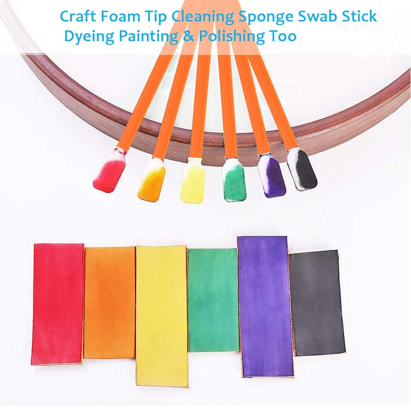 Wellgler's Foam Cleaning Swab,for Electronics, Camera, Optical Lens Cleaning and Clean Inkjet Printer (200pcs Orange) - Image 5