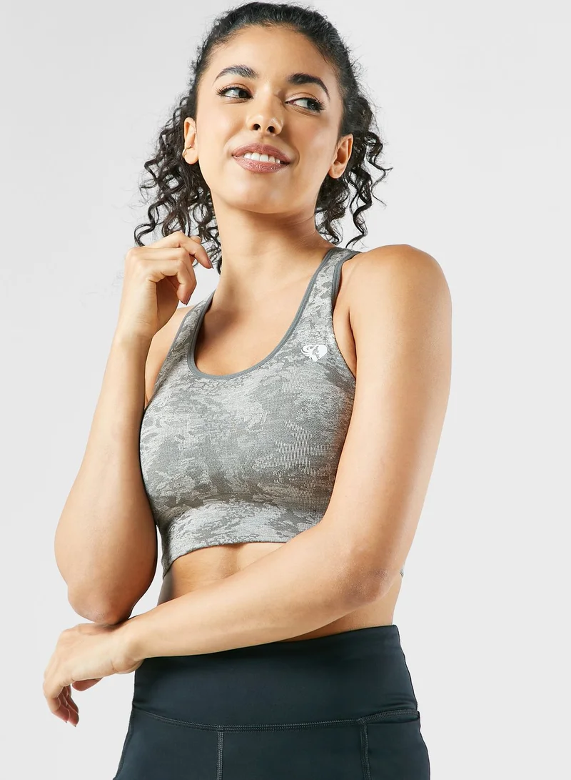 Womens Best Camo Seamless Bra
