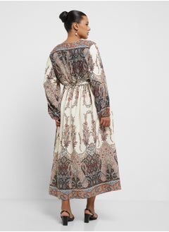 Ella Plus Abstract Print Dress  - Image 2