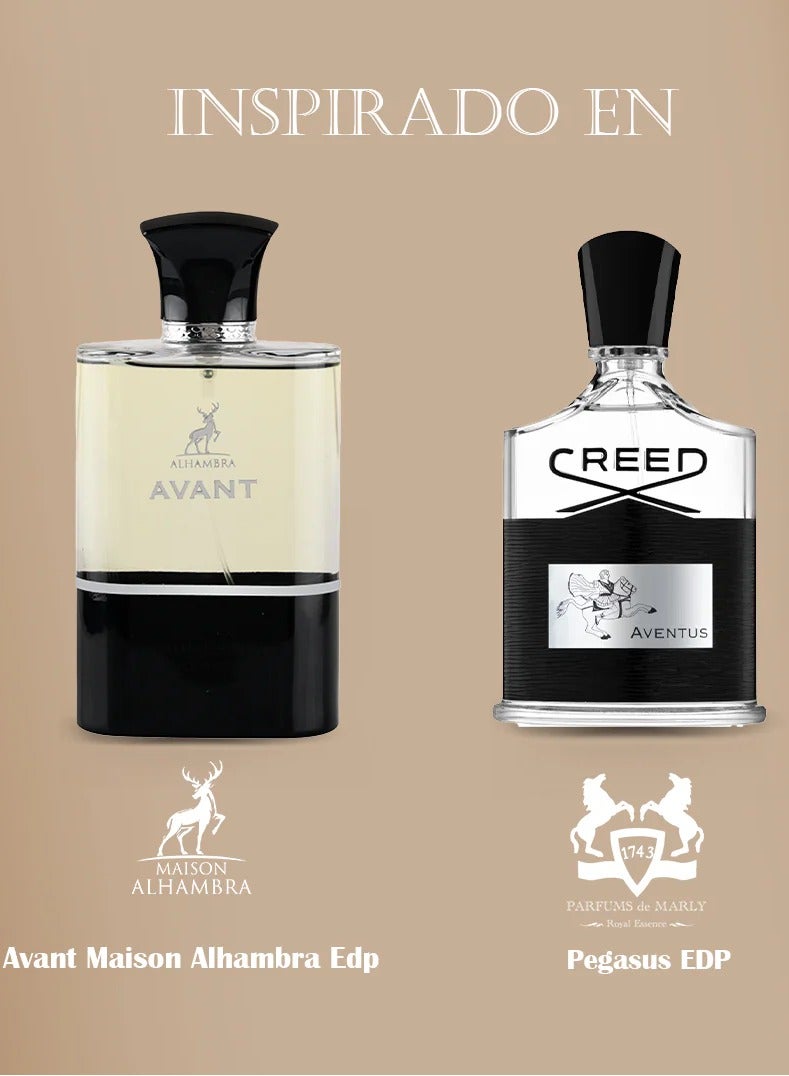 MAISON ALHAMBRA Avant Eau de Parfum for Men -100 ml ( inspired by Creed Aventus ‏) - Image 4