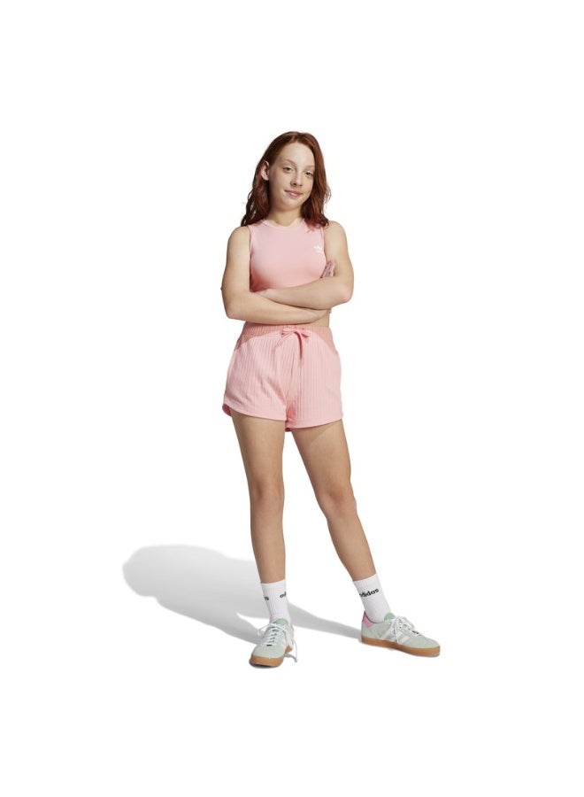 Adidas adidas RIB SHORTS Pink Originals Kids SHORTS  - Image 5