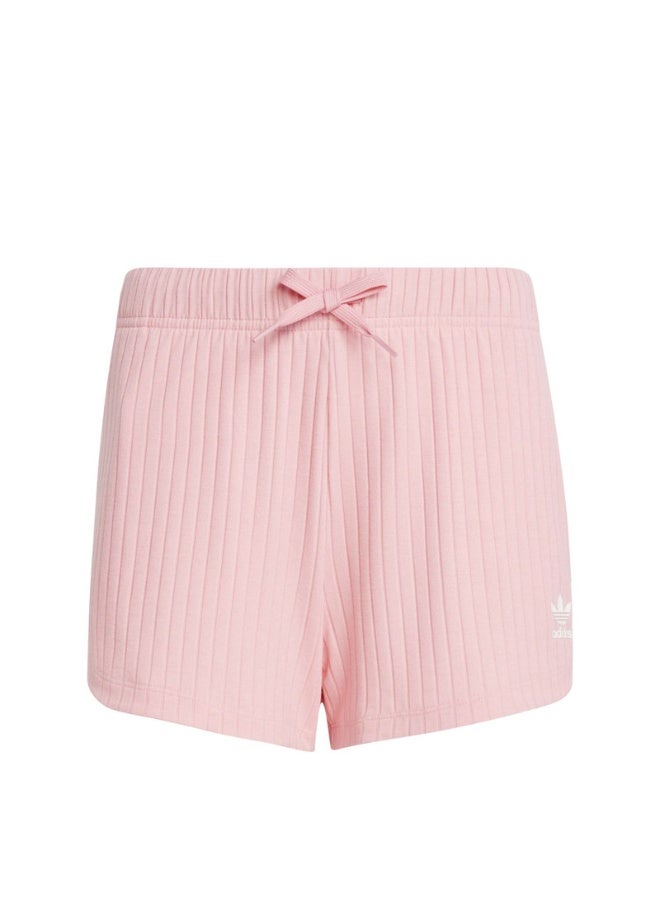 Adidas adidas RIB SHORTS Pink Originals Kids SHORTS  - Image 1