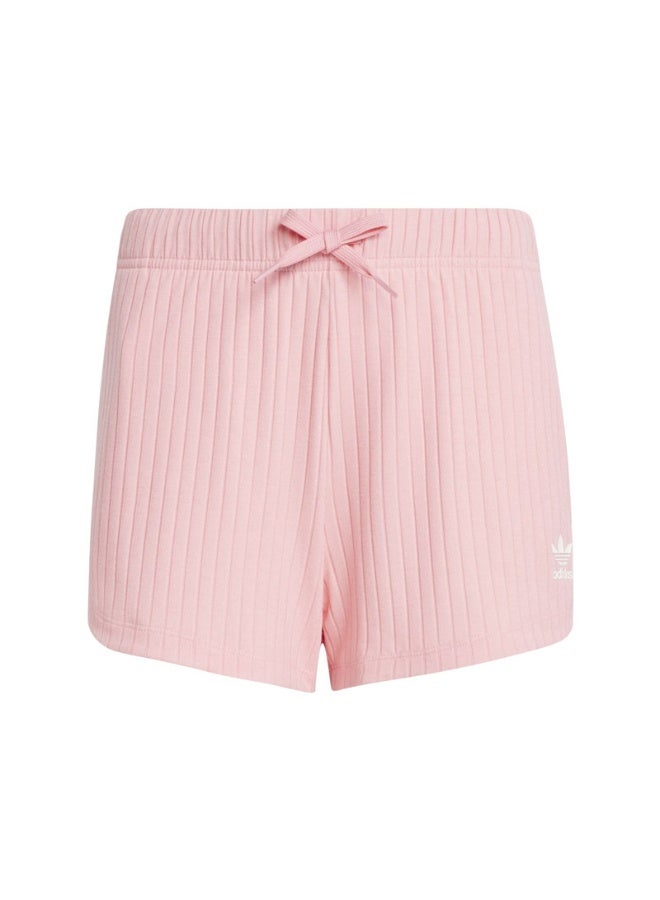 Adidas adidas RIB SHORTS Pink Originals Kids SHORTS  - Image 2
