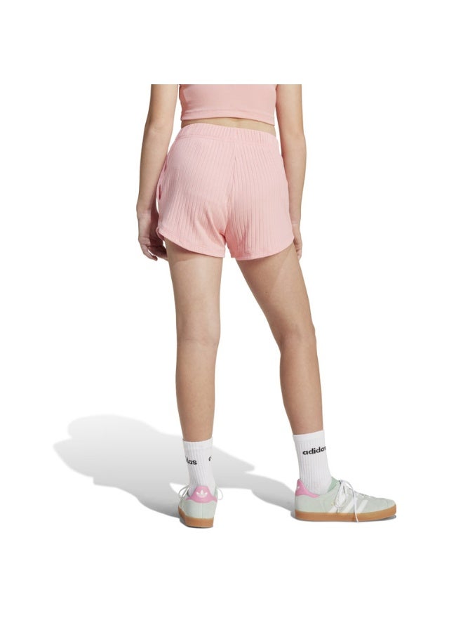 Adidas adidas RIB SHORTS Pink Originals Kids SHORTS  - Image 4