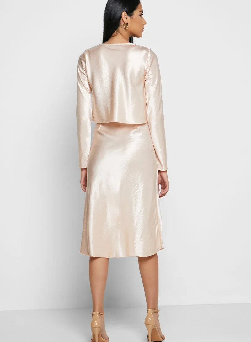ELLA Skater Midi Skirt Set