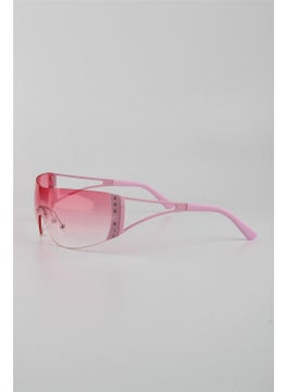 Silvio Monetti Pink Gradient UV400 Filter Women's Sunglasses G24SMFJ3521R04  - Image 2