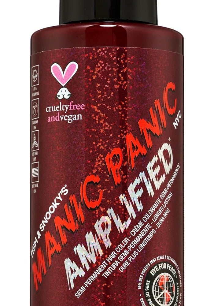 Manic Panic Amplified Semi-Permanent Hair Color, Vampire Red - 4 Oz - Image 1