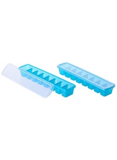 Set of 2 multicolored ice cubes