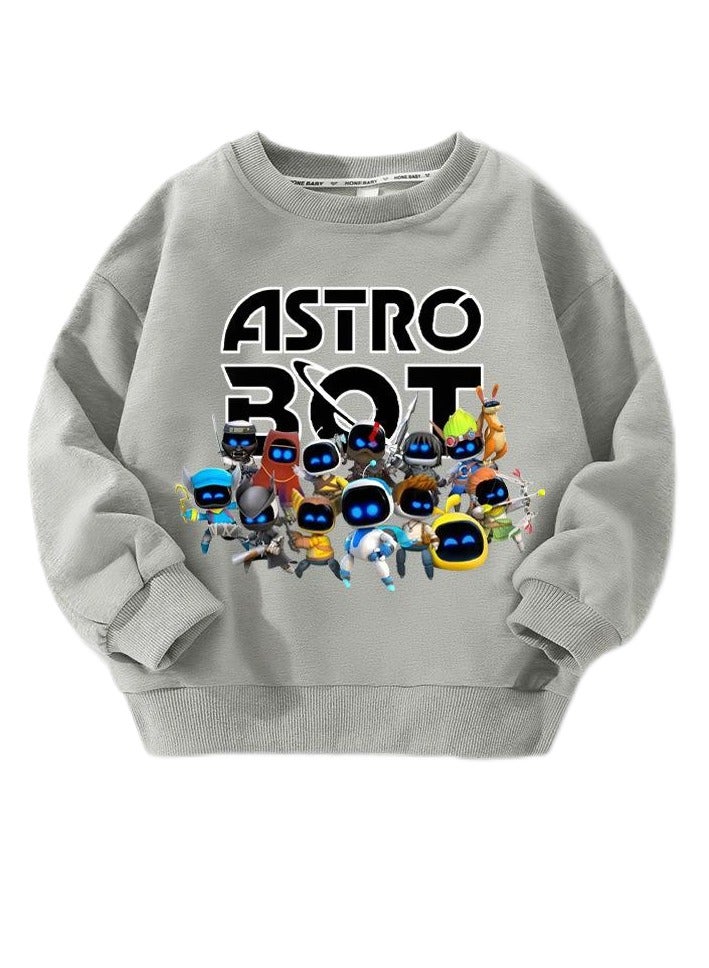 Astro Bot Men Women Couples Sweatshirts Pullover Shirt Hooded Sweater - Image 1