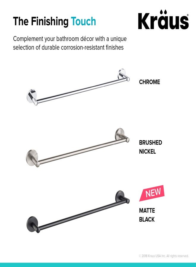 KRAUS Elie 18-inch Bathroom Towel Bar, Chrome Finish, KEA-18836CH - Image 5