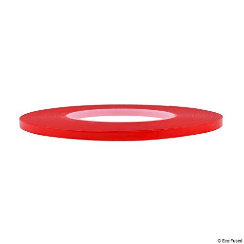Eco-Fused Acrylic Mounting Tape - 1/4" x 12.6 Yards - Ultra Strong Double-Sided Adhesion - Transparent - Removable - All Types of Surfaces - Weatherproof - for Indoor and Outdoor - Image 3