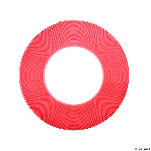 Eco-Fused Acrylic Mounting Tape - 1/4" x 12.6 Yards - Ultra Strong Double-Sided Adhesion - Transparent - Removable - All Types of Surfaces - Weatherproof - for Indoor and Outdoor - Image 2