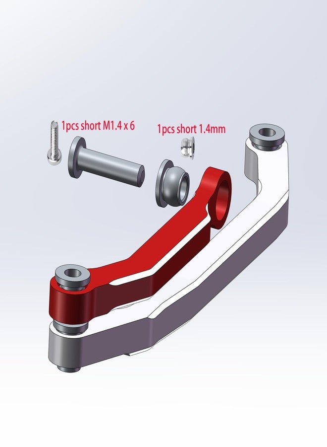 DJX 10PCS Brass High Clearance Links Set Front & Rear Link with Steering Link Suitable for Axial SCX30 Upgrades Parts - Image 3