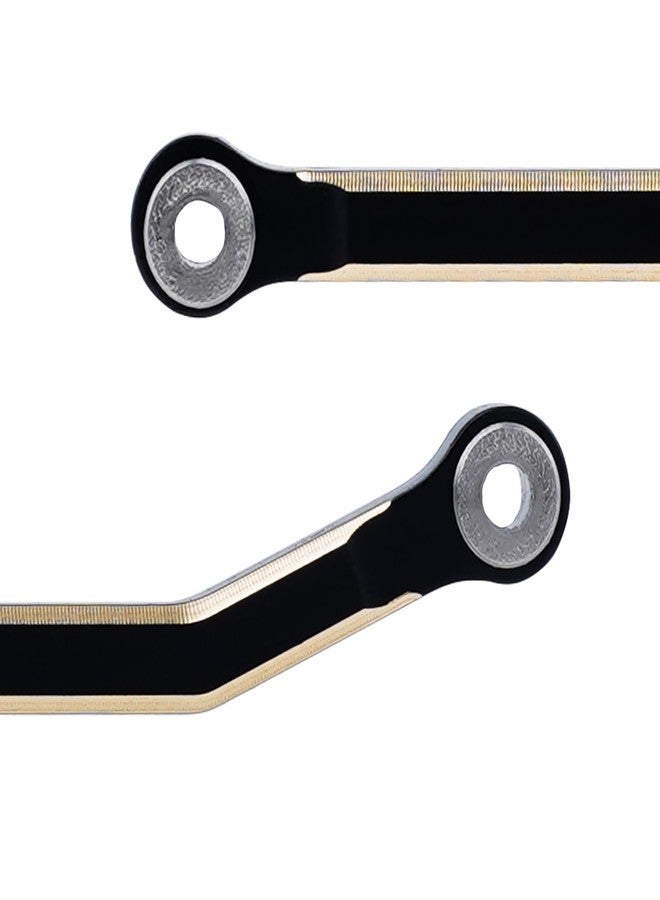 DJX 10PCS Brass High Clearance Links Set Front & Rear Link with Steering Link Suitable for Axial SCX30 Upgrades Parts - Image 4