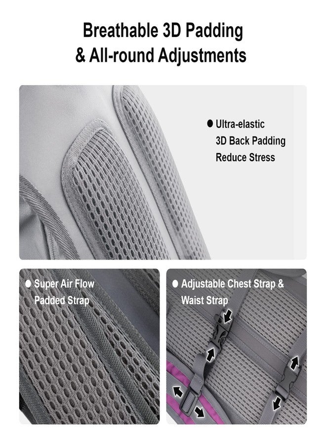 إيفر فن حقيبة ظهر إيفر فن للترطيب مزودة بكيس ماء سعة 2 لتر، مناسبة للمشي لمسافات طويلة، للرجال والنساء، خفيفة الوزن، معزولة حرارياً، مثالية للمشي لمسافات طويلة، وركوب الدراجات، والجري، والتسلق، والتخييم. - Image 4