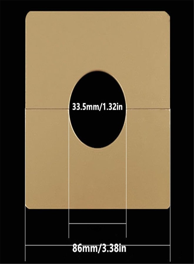 shenghang Wall Split Flange Plumbing Cover Plates Square Shower Arm Escutcheon Plate Pipe Flange Cover for Fixed Shower Head Faucet Standard Pipes (33mm/1.30) - Image 3