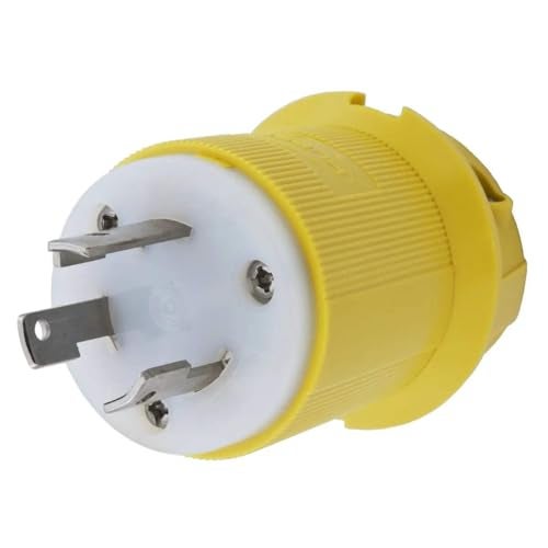 Hubbell HBL26CM11 30 Amp 125 Volt Twist-Lock Plug Connector (Male) - Image 3