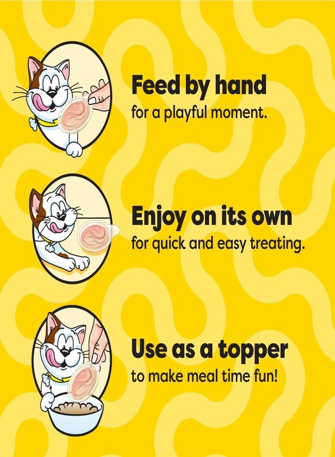 Temptations Lickable Spoons Adult Wet Cat Treat, Savory Salmon and Tempting Tuna Flavor, 4 Spoons, Pack of 12 (48 Total Treats) - Image 4