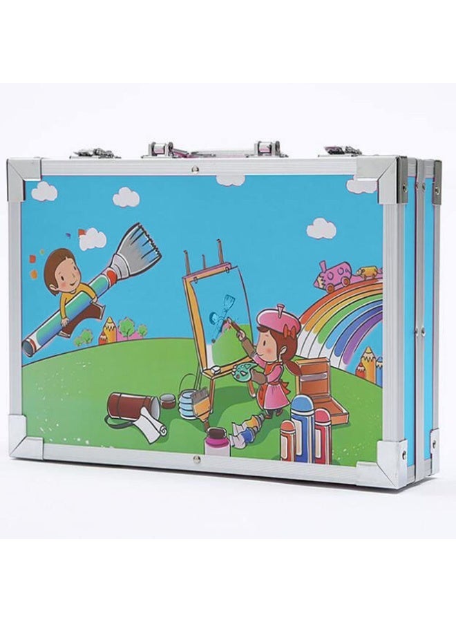 145 PCS Art Supplies Drawing Painting Art Set for Kids Girls Boys Teens, Aluminum Case Coloring Art Kit Drawing Art Supplies Case, Markers Crayon Colour Pencils for Artists Kids - Image 1