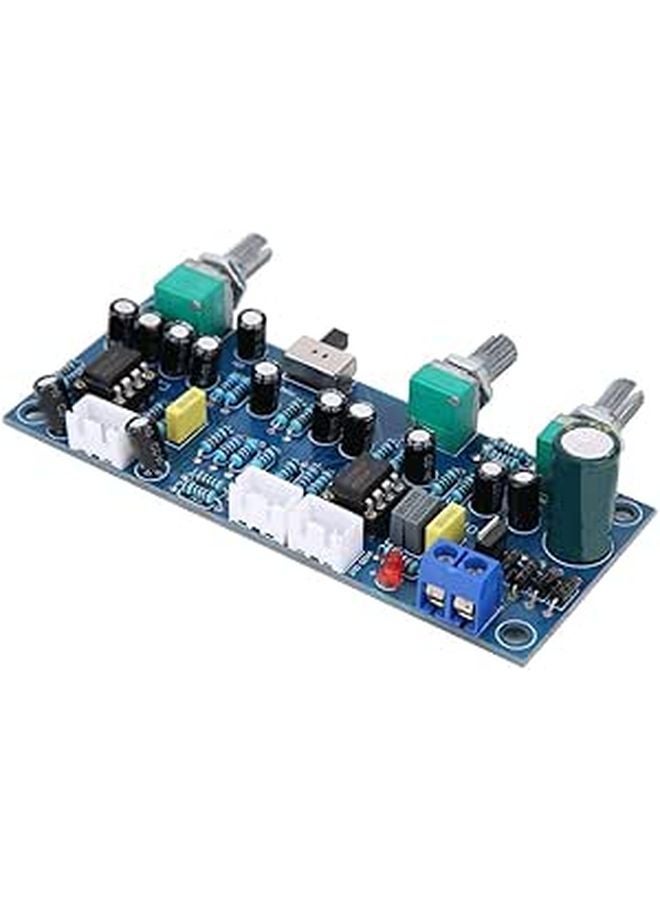 2 Channel Low Pass Subwoofer Preamp Board With Dual Output And Bass Control - Image 1