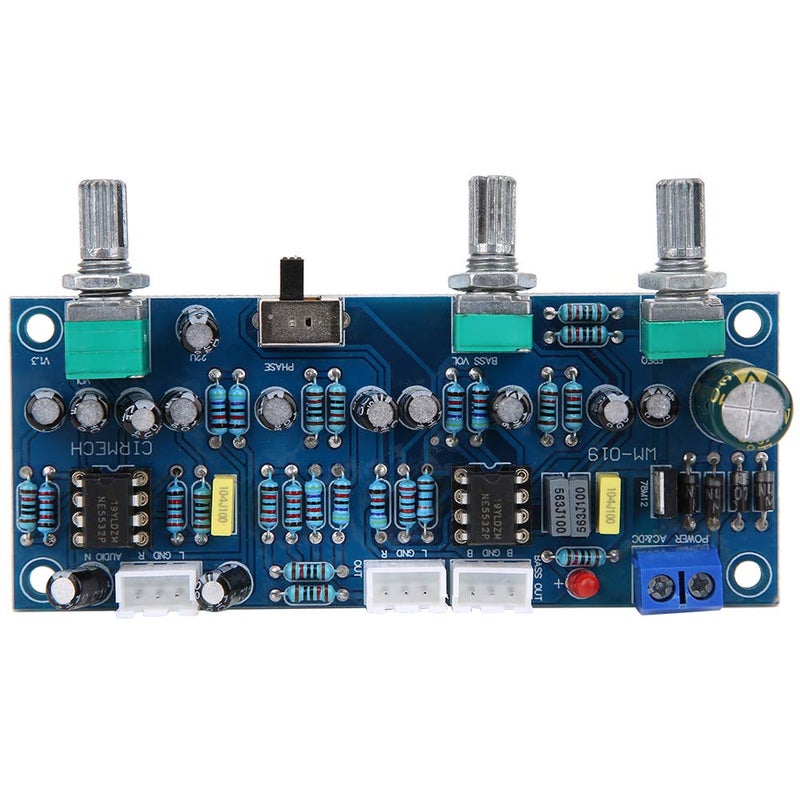 2 Channel Low Pass Subwoofer Preamp Board With Dual Output And Bass Control - Image 5