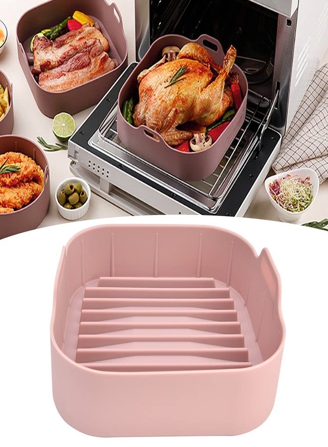 Zerodis Air Fryer Silicone Pot, Silicone Air Fryer Basket Silicone Bowl For Air Fryer Oven Accessories Replacement for Paper Liners(8.1x8.1inch) - Image 2