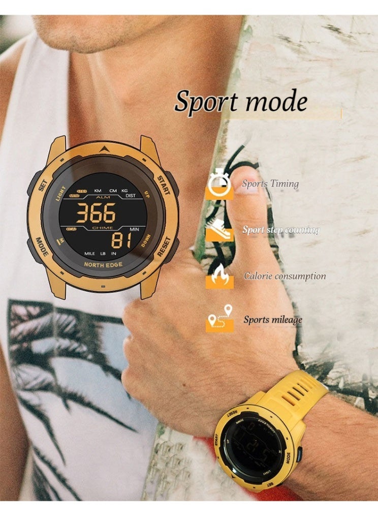 NORTH EDGE New Electronic Watch - Men's Sport Watch, Fashionable for Running, Sports and Swimming, Waterproof Watch - Image 4