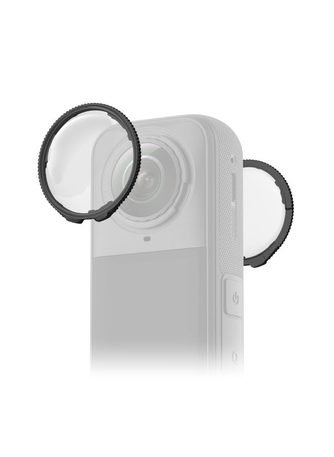 Insta360 X5 Standard Lens Guards | Protective Lens Guards for X5 Camera, Complete Protection against bumps and scratches, Clear Images, Removable and Easy-to-apply or Install - Clear  - Image 1