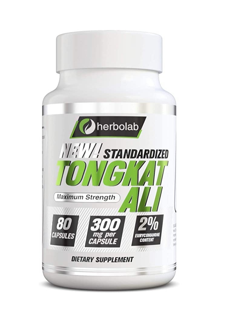 herbolab Herbolab-Tongkat Root Extract Capsules-300 Mg-80 Caps 
