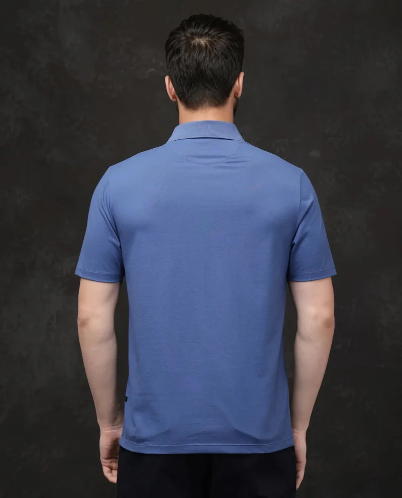 Rare Rabbit Men's Polo With Snap Button