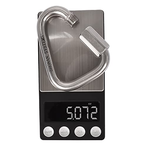 Shonan.Systems SHONAN Delta Quick Link, Large Stainless Steel 3.5 Inch Triangle Quick Links Heavy Duty Triangle Carabiners Marine Grade, 1 Pack, 2300 Lbs Capacity - Image 4