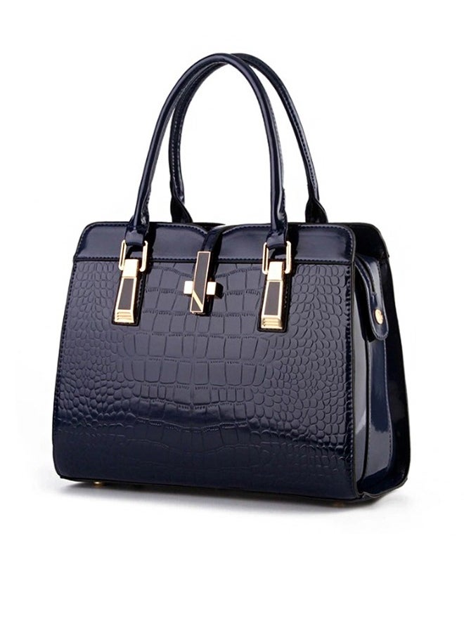 Yolu - Crocodile Texture PU Leather Handbag, Women Leather Crossbody Bag - Image 1