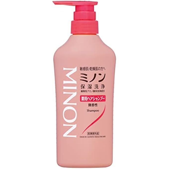MINON DAIICHI SANKYO HEALTH CARE MEDICATED HAIR SHAMPOO 450ML - Image 2