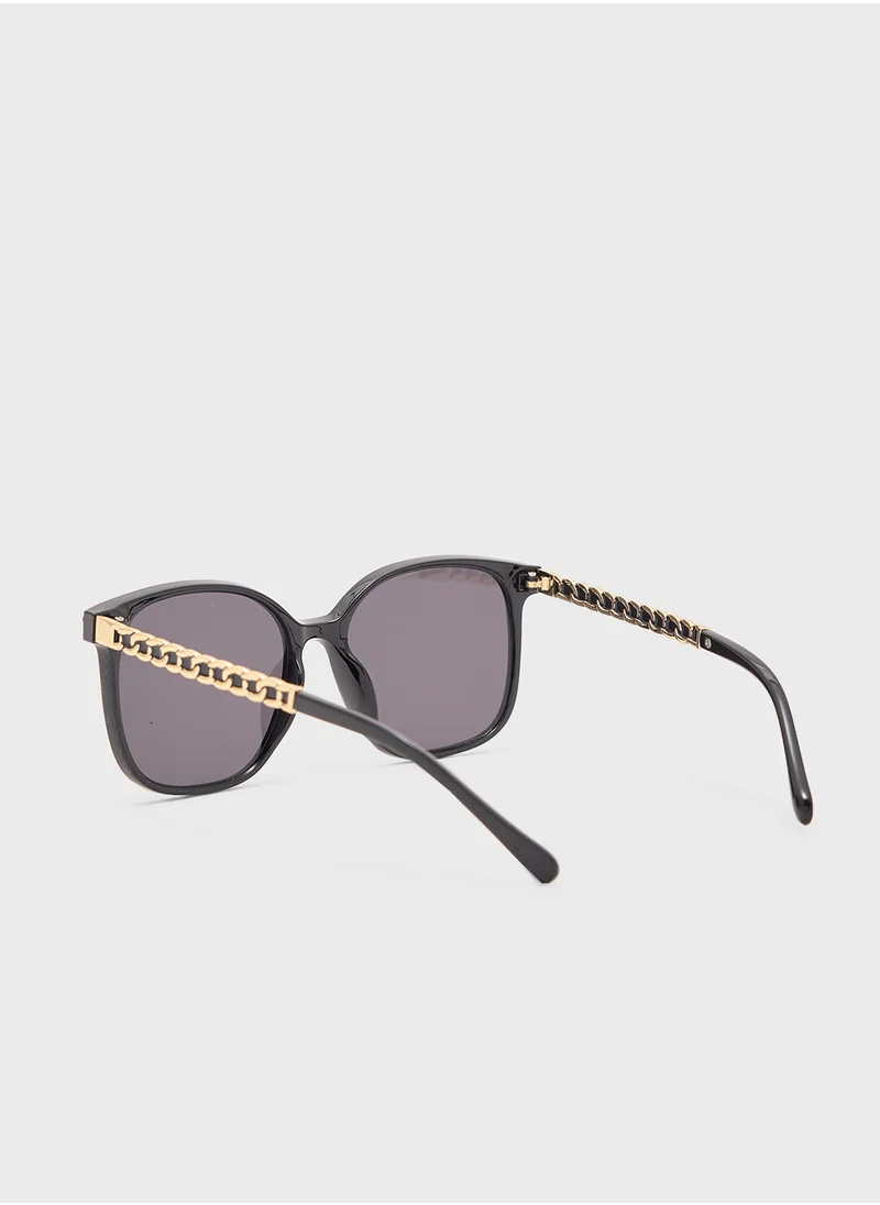 Ginger Sporty Wraparound Sunglasses