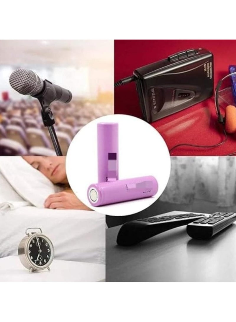 3.7V 1200mAh Rechargeable Battery for LED Toy Lights, Flashlights, Power Bank and Electronic Devices, 2pcs - Image 2