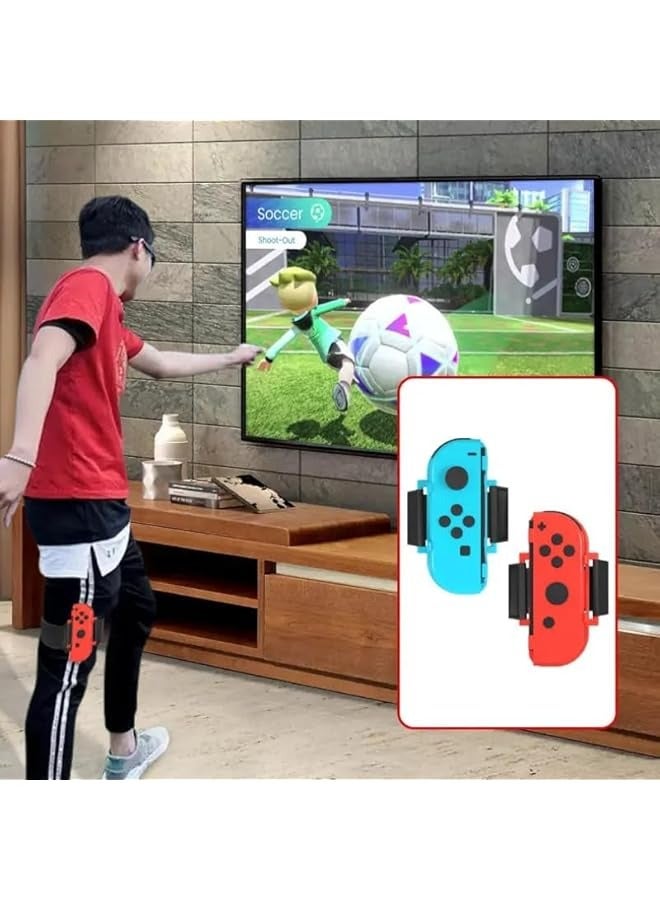 PROMASS 2024 Switch Sports Accessories Bundle, 16 in 1 Family Accessories Kit, for Switch Sports Games, with Tennis Racket Golf Club Wheels, Controller Grips, Compatible with Switch/Switch OLED - Image 3