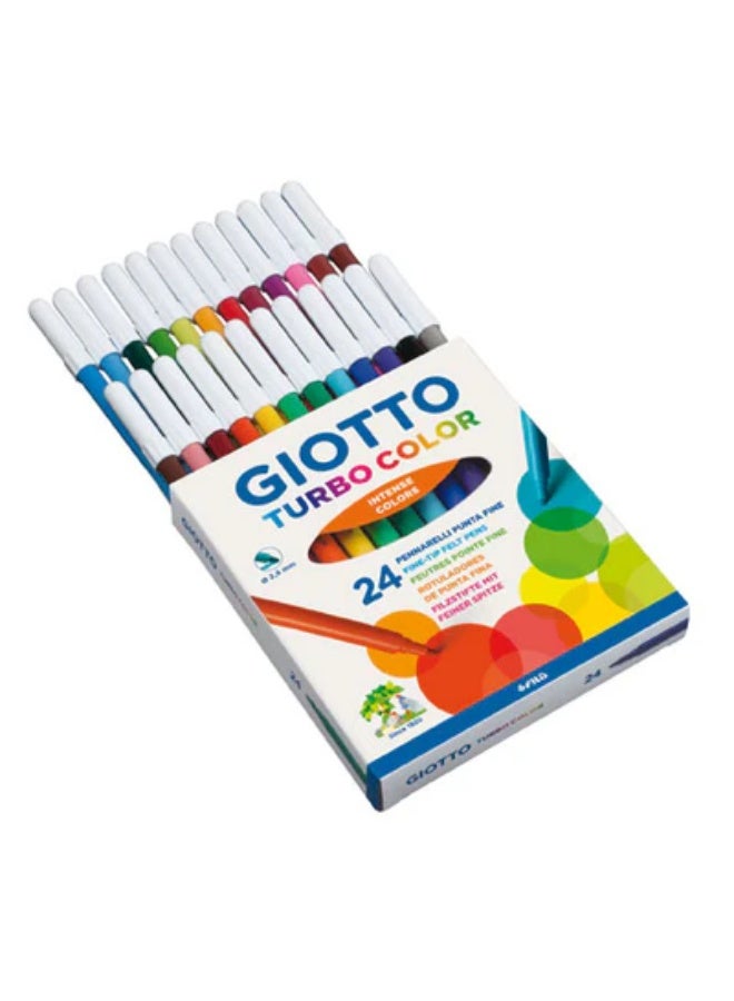 GIOTTO-FIBRE PEN TURBO COLOR 24CLR-071500 - Image 2