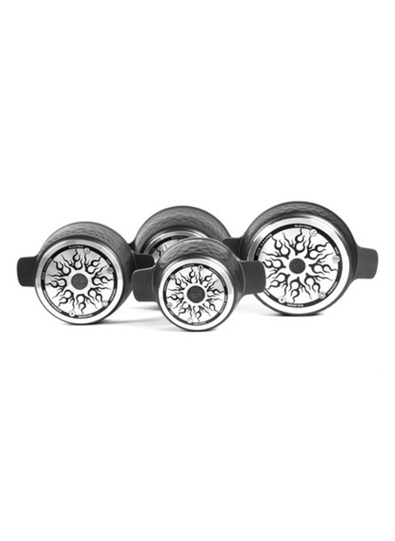 Arshia Diamond granite cookware set, 8 pieces, German Archia silver, 3008  - Image 3