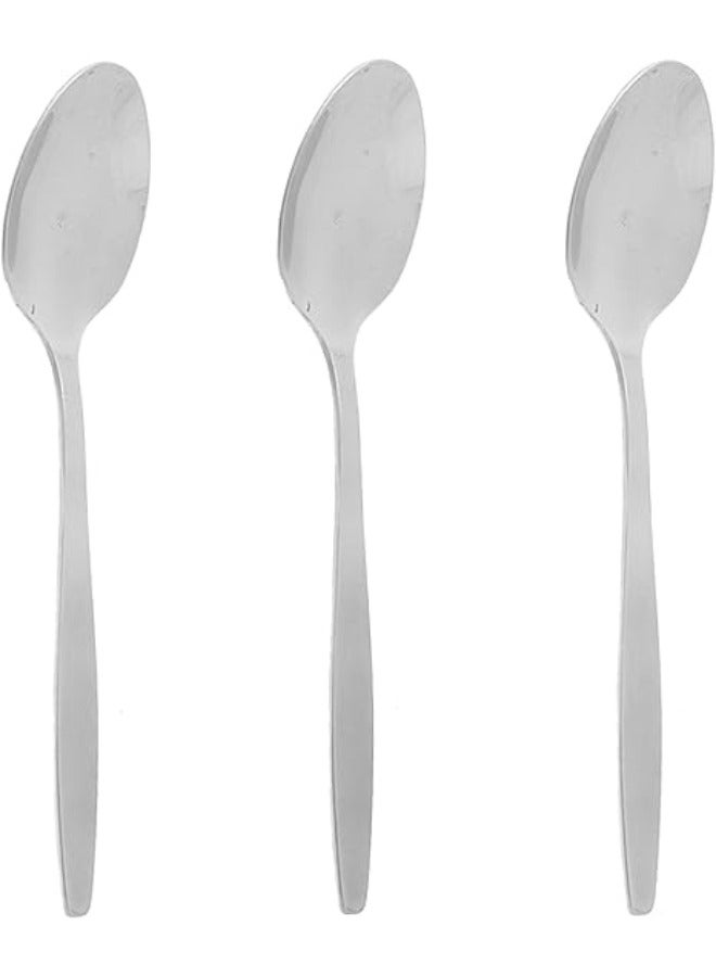 زينيا طقم ملاعق شاي زينيا الكلاسيكية/المرآة من الفولاذ المقاوم للصدأ، مكون من 3 قطع - Image 1
