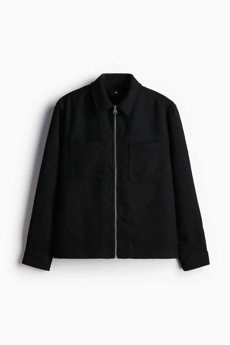 اتش اند ام Regular Fit Zip-Through Overshirt