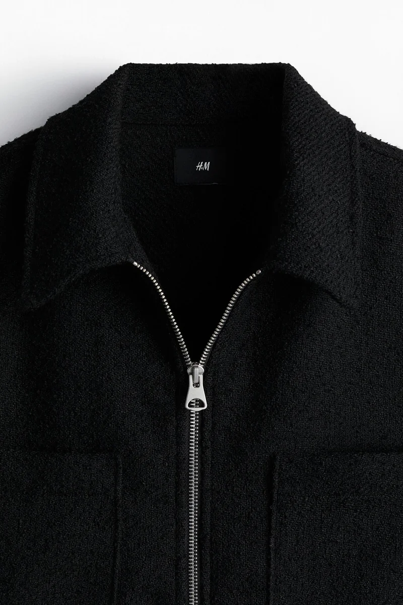 اتش اند ام Regular Fit Zip-Through Overshirt