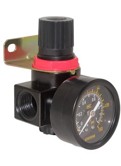 Excefore BR2000 Air Compressor Regulator Combo 1/4" NPT with Manual Drain, Gauge, and Mounting Bracket, Precise Air Pressure Control for Efficient Operation  - Image 1