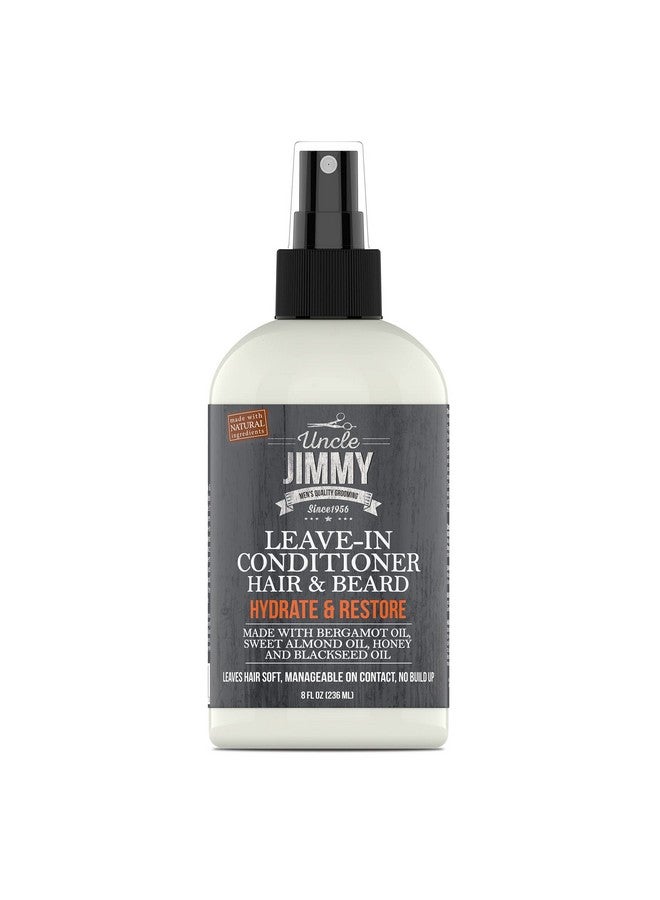 uncle jimmy Products Hair & Beard Leavein Beard Conditioner For Softening Hair Hydrating Skin Eliminating Beard Dandruff Healthy Beard Growth 8 Fl Oz - Image 5