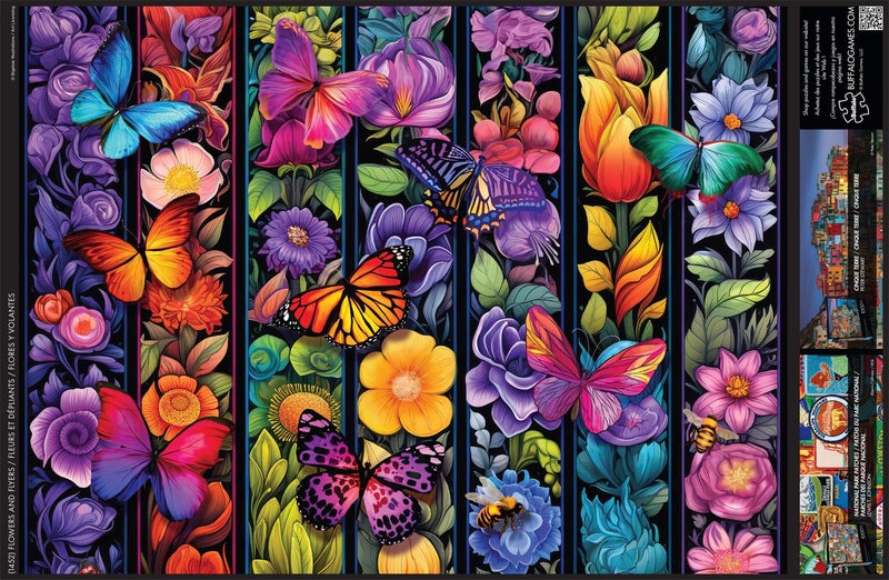 Buffalo Games - Bigelow Illustrations - Flowers and Flyers - 1000 Piece Jigsaw Puzzle for Adults -Challenging Puzzle Perfect for Game Nights - Finished Size is 26.75 x 19.75 - Image 5