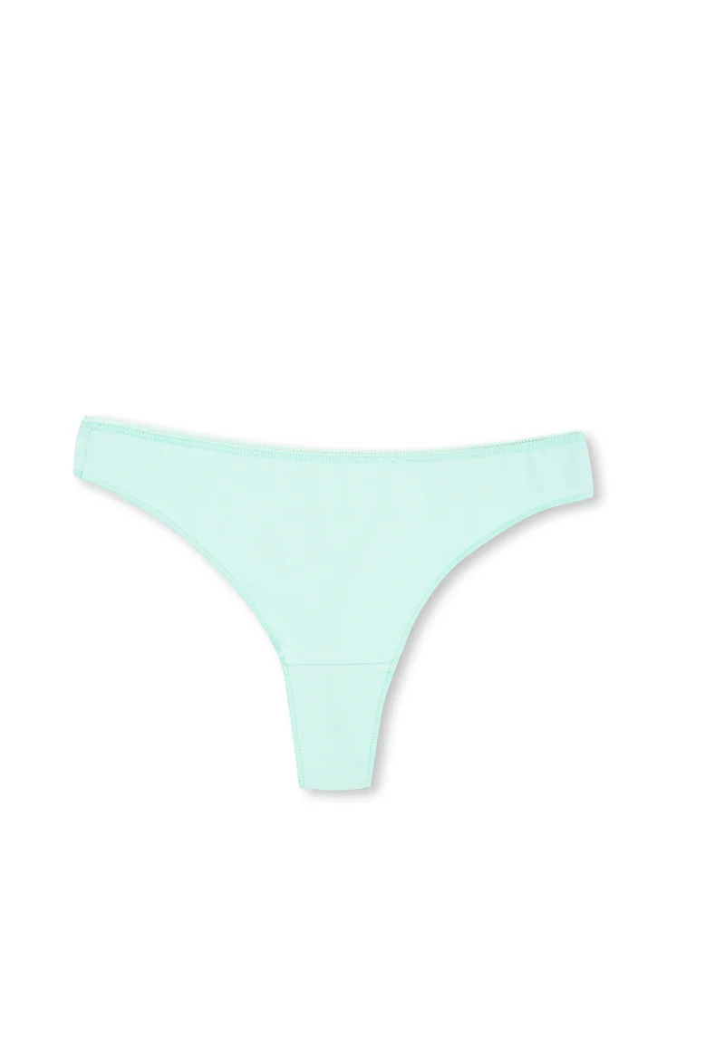 dagi 3 Pack Geometric Mid Rise Multicolour Cotton Blend Thong