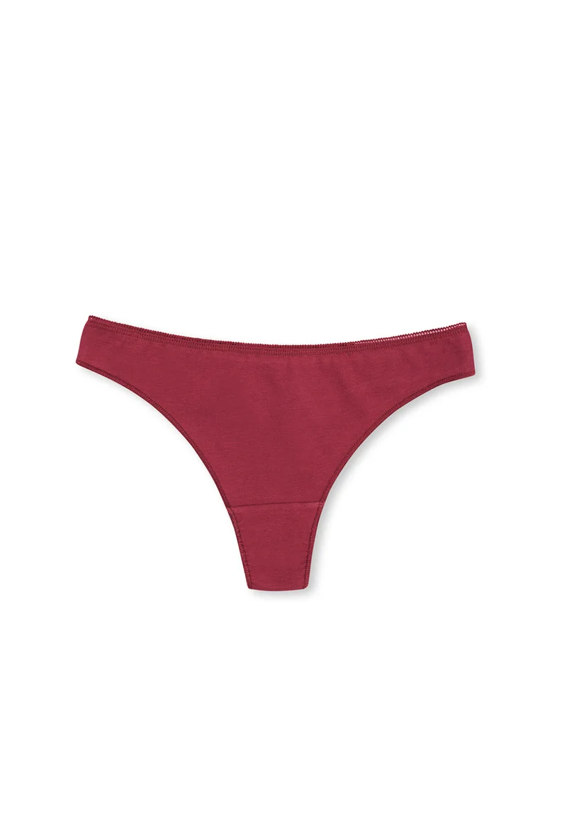 dagi 3 Pack Geometric Mid Rise Multicolour Cotton Blend Thong