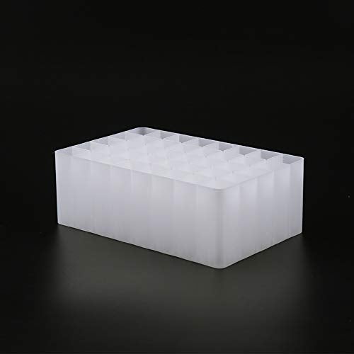 Chris.W 2 Pack 40-Slot Art Markers Pen Holder Desk Stand Organizer Storage Tray Marker Empty Storage Pack(Clear) - Image 3