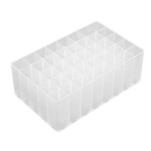 Chris.W 2 Pack 40-Slot Art Markers Pen Holder Desk Stand Organizer Storage Tray Marker Empty Storage Pack(Clear) - Image 2