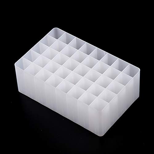 Chris.W 2 Pack 40-Slot Art Markers Pen Holder Desk Stand Organizer Storage Tray Marker Empty Storage Pack(Clear) - Image 4